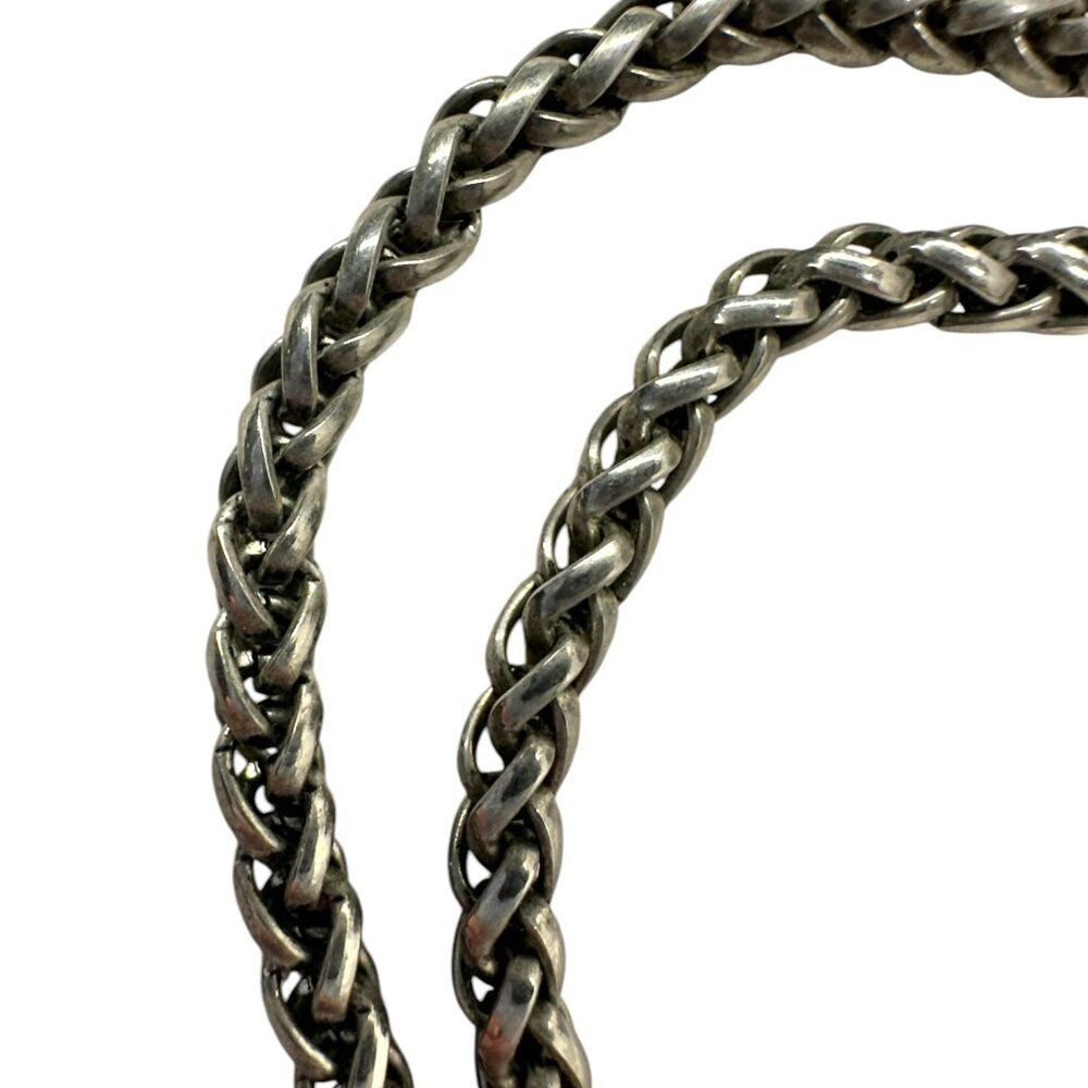 Silvertone Wheat Chain - Picture 5 of 5